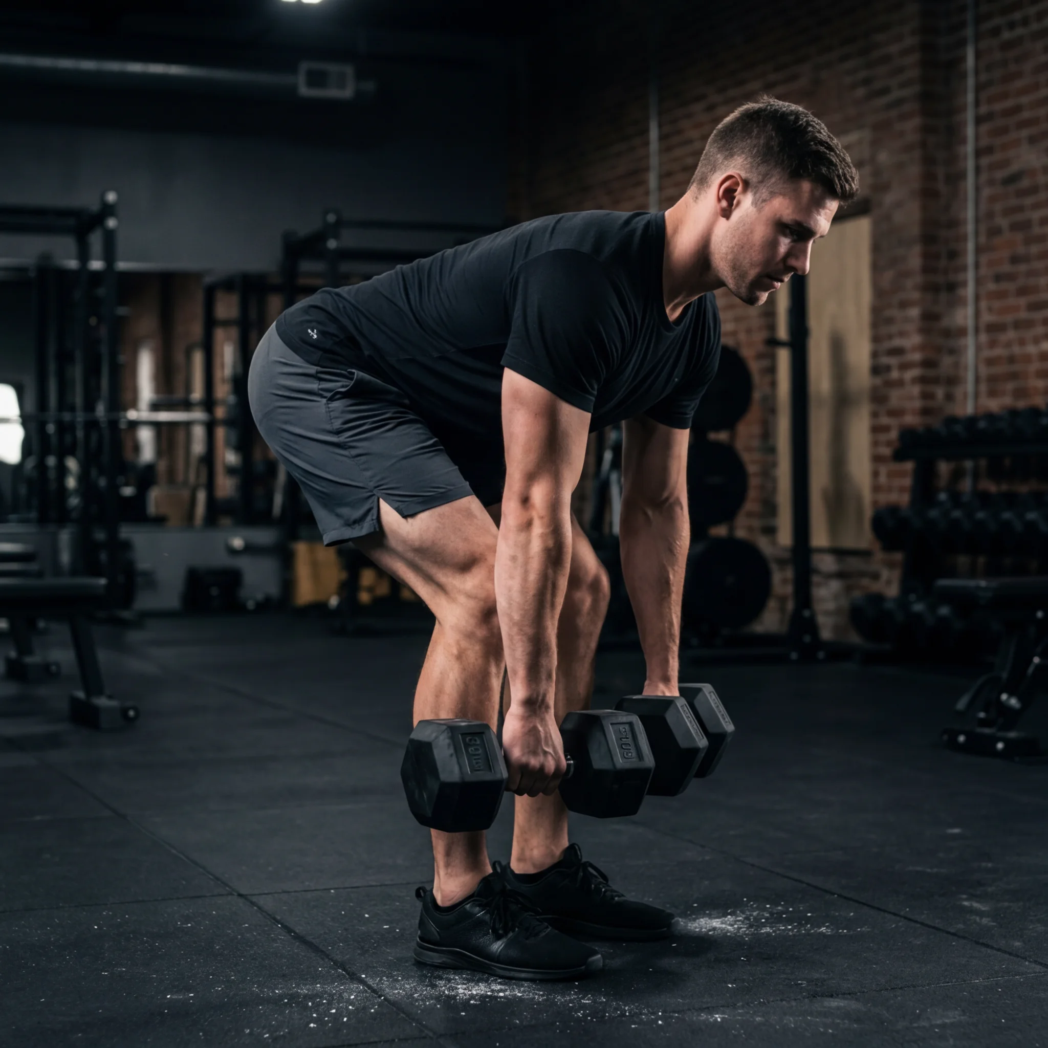 Dumbbell Romanian Deadlift exercise demonstration
