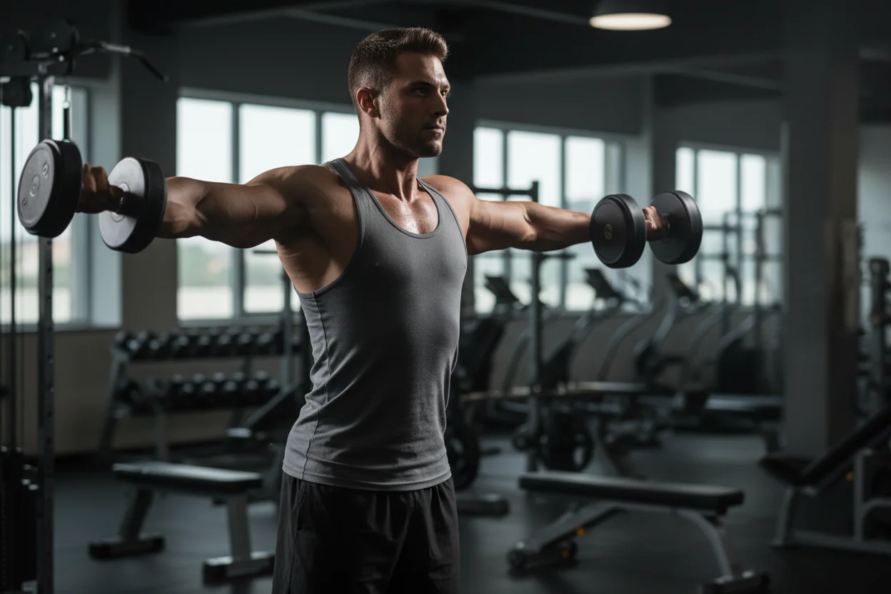Lateral Dumbbell Raises exercise demonstration