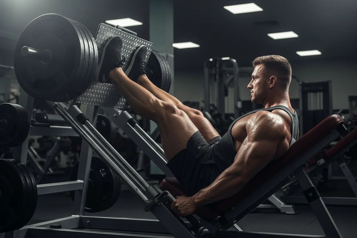 Leg Press exercise demonstration