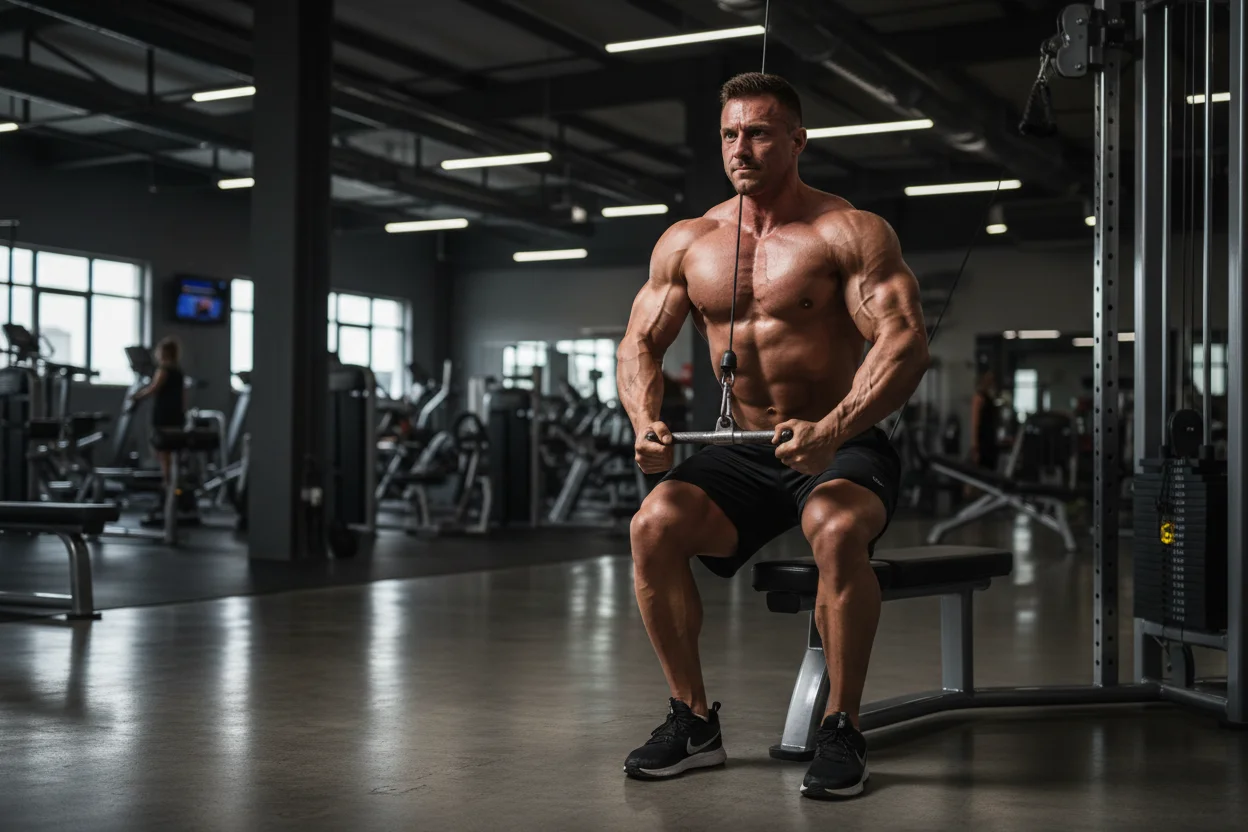 Seated Cable Row exercise demonstration
